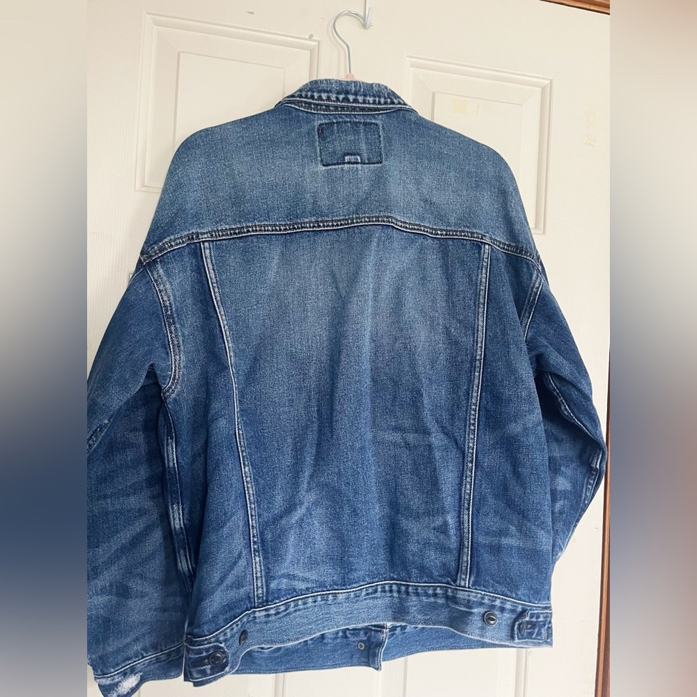 Distressed Denim Jacket - Picture 5 of 9